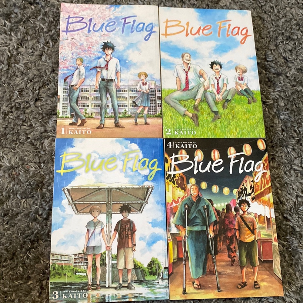 Blue Flag Manga Anime Volumes 1-4